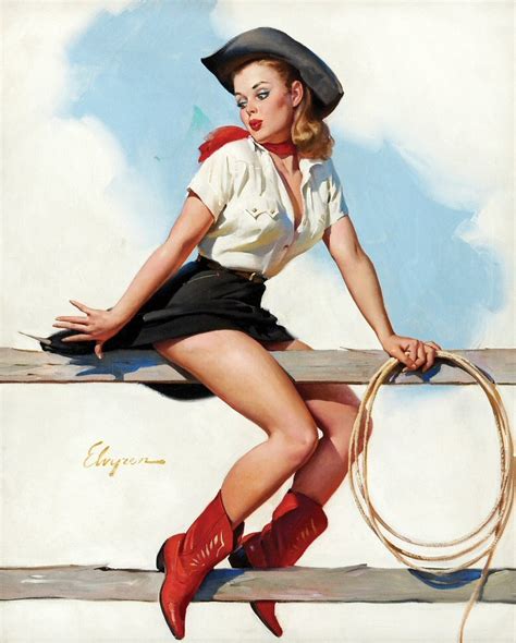 cowgirl pinup|western pin up girl.